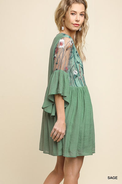 ワンピース Cutwork Embroidery Angel Sleeve Dress 2025年最新】cutwork embroidery angel sleeve dressの人気