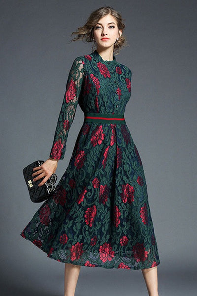 ★[elfelfelf archives]LACE LINED DRESS(2色) elfelf archives LACE LINED DRESS White