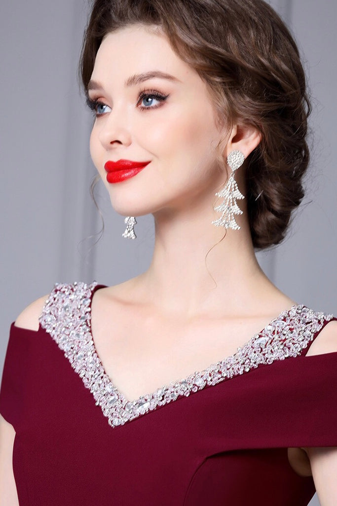 Cold Shoulder Fishtail Dress