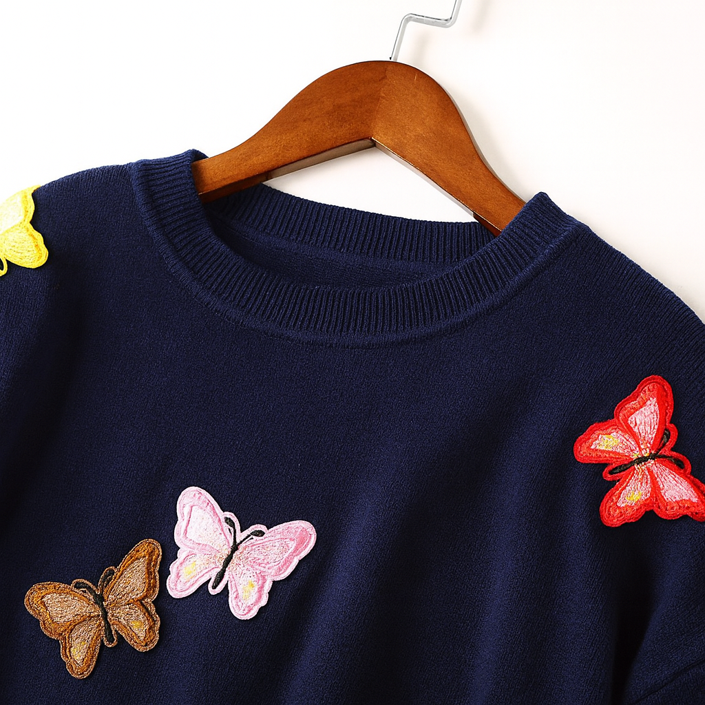 Butterfly Oversized Sweater