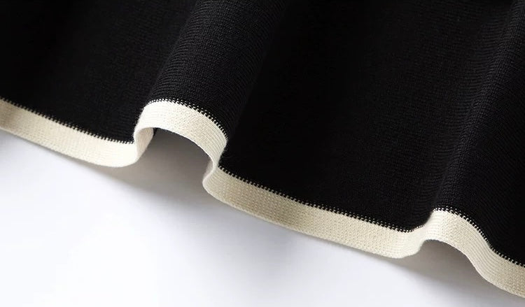 Collared Knit Midi Dress
