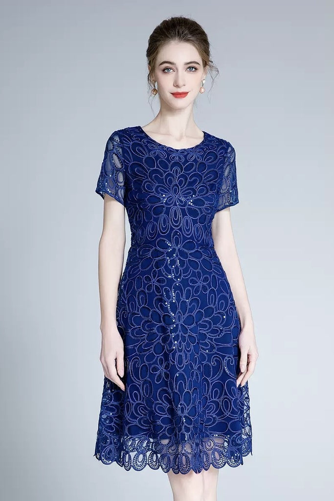 Art Deco Style Lace Dress