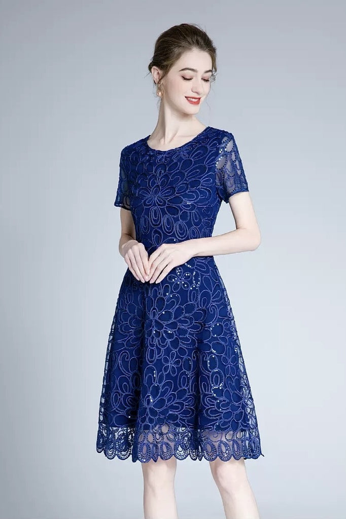 Art Deco Style Lace Dress