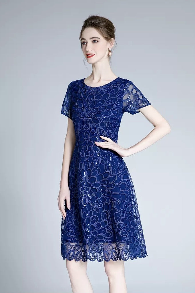 Art Deco Style Lace Dress