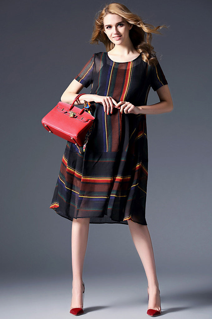 Strap A-Line Dress - Dress Album