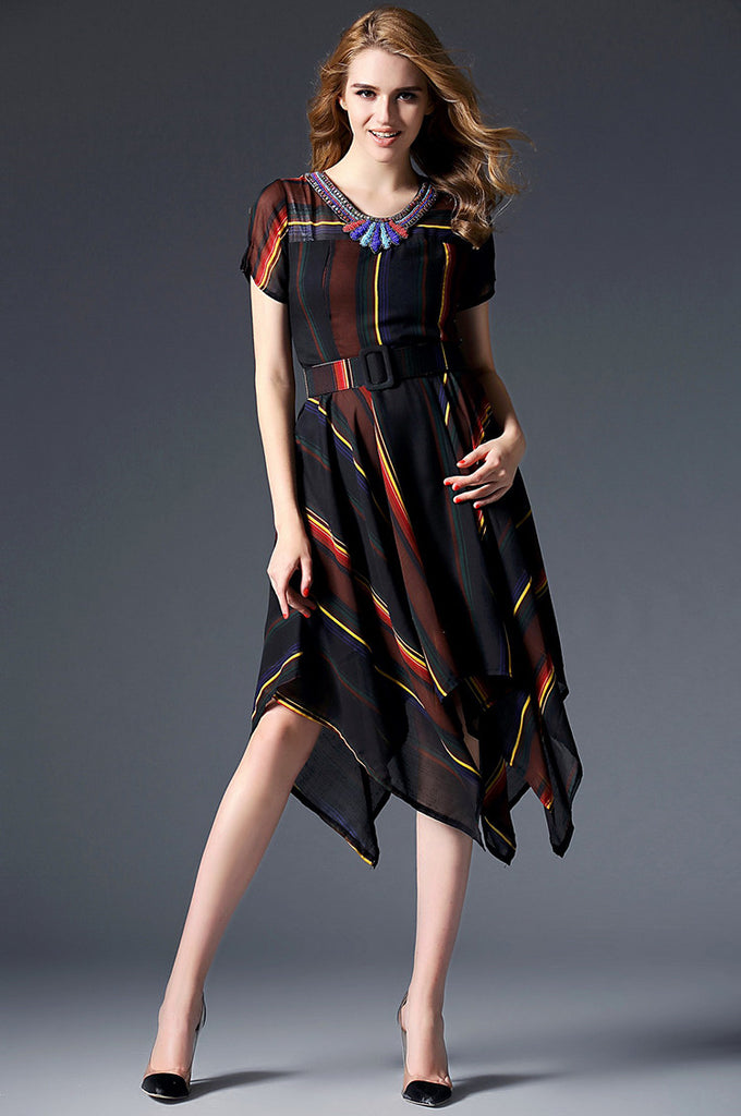 Strap Beads Dress - Dress Album