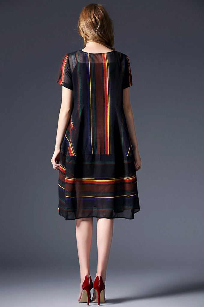 Strap A-Line Dress - Dress Album