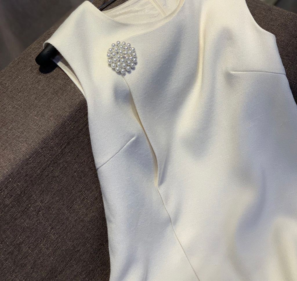 Mini Dress With Brooch