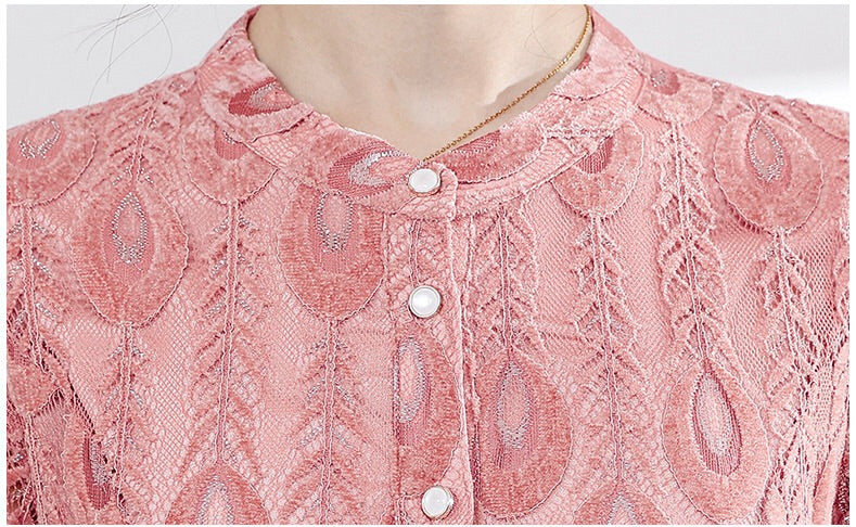 Peacock Feather Lace Dress