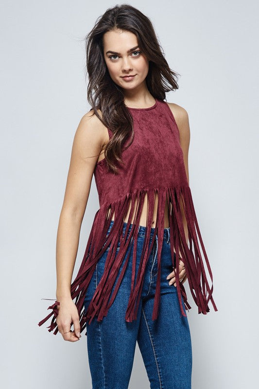 Dress Red Fringe Crop Top Shape Red Fringe Bandeau Crop Top Shape