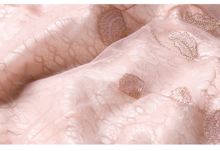 Lace Maxi Dress W/ Beads