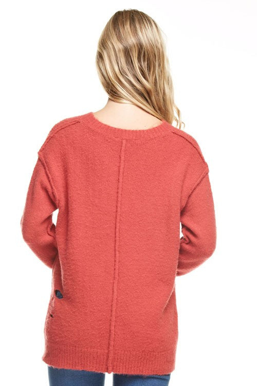 Fashion Sweater With Holes