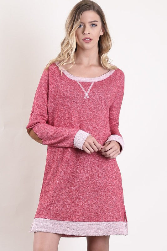 Cutout Detail Loose Fit Sweater Dress - Dress Album Cutout Detail Loose Fit Sweater Dress - Dress Album