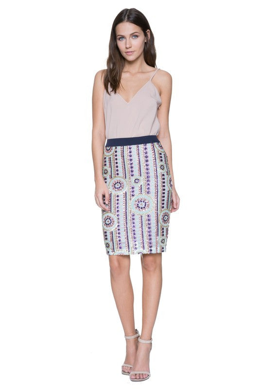 Kaniska Sequin Skirt