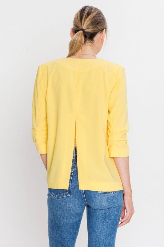 Open Blazer W/ Buttons