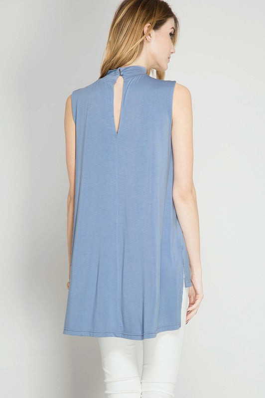 Hi Low Top W/ Choker