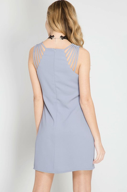 Fitted Dress W/ Multiple Straps