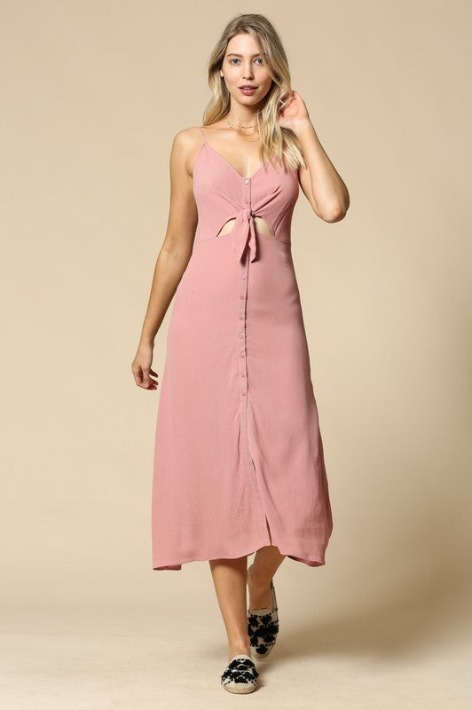 Peek A Boo Midi Dress