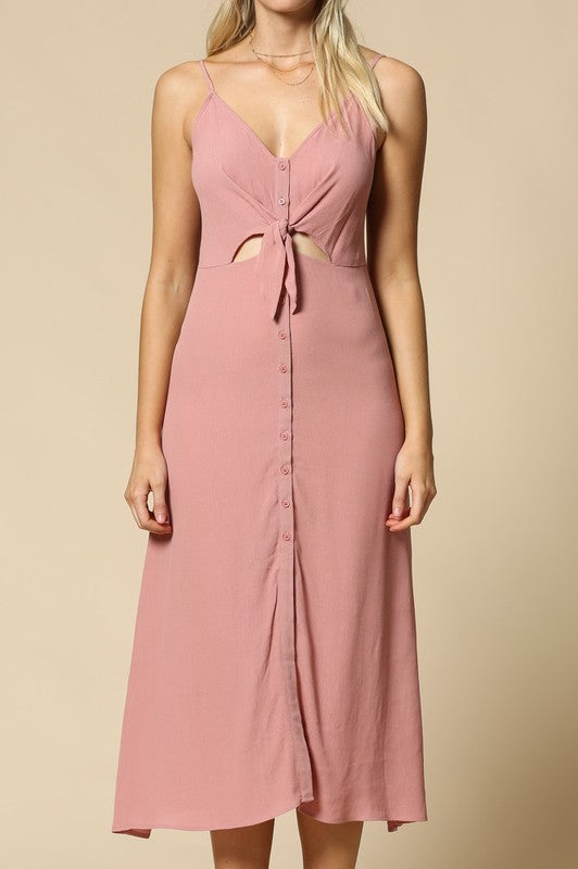 Peek A Boo Midi Dress