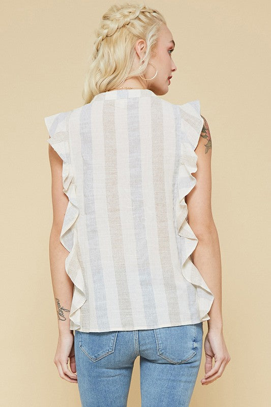 Striped Button Down Shirt