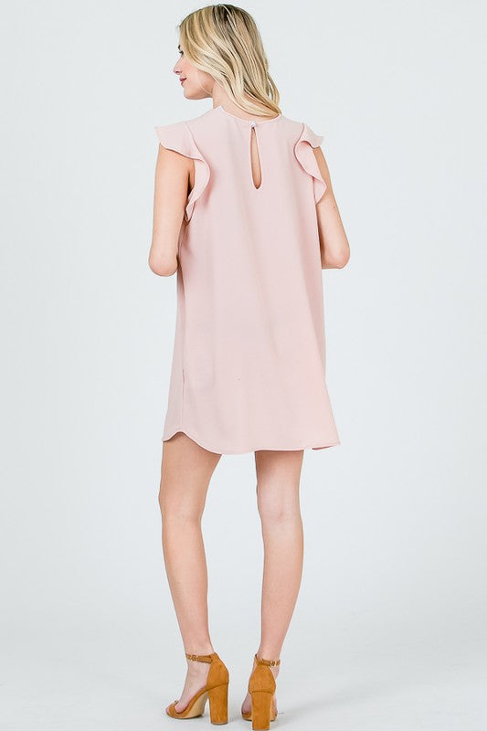 Ruffled Mini Dress