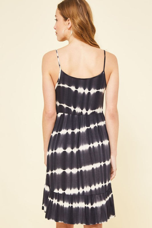 Sleeveless Tie Dye Dress