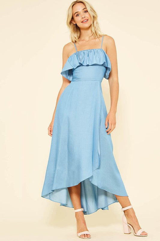 Tencil Denim Maxi Dress