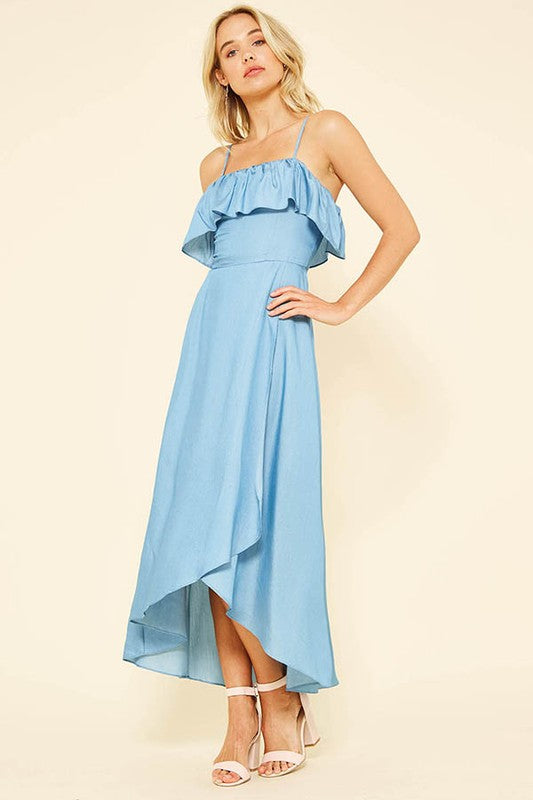 Tencil Denim Maxi Dress