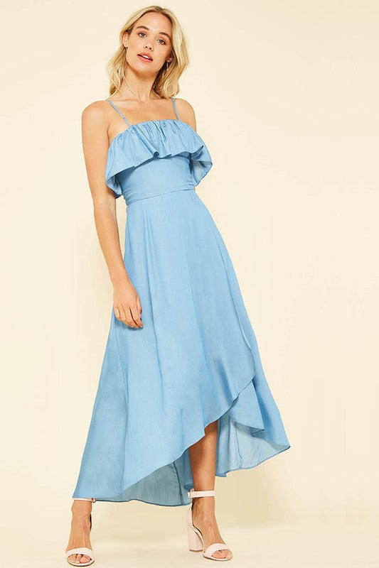 Tencil Denim Maxi Dress