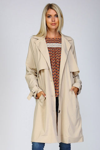 Single Breasted Trench Coat