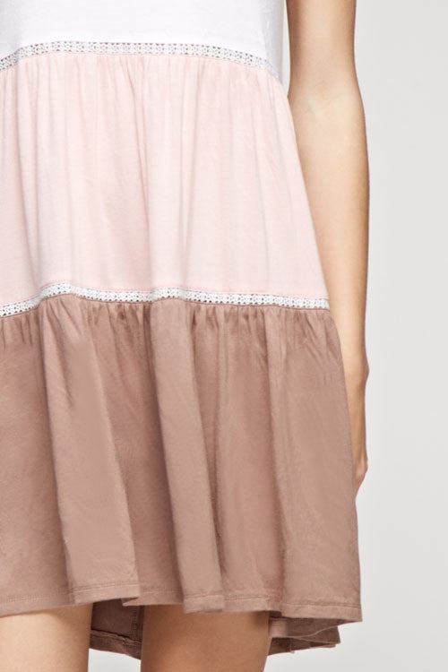 Color Block Jersey Dress - Dress Album