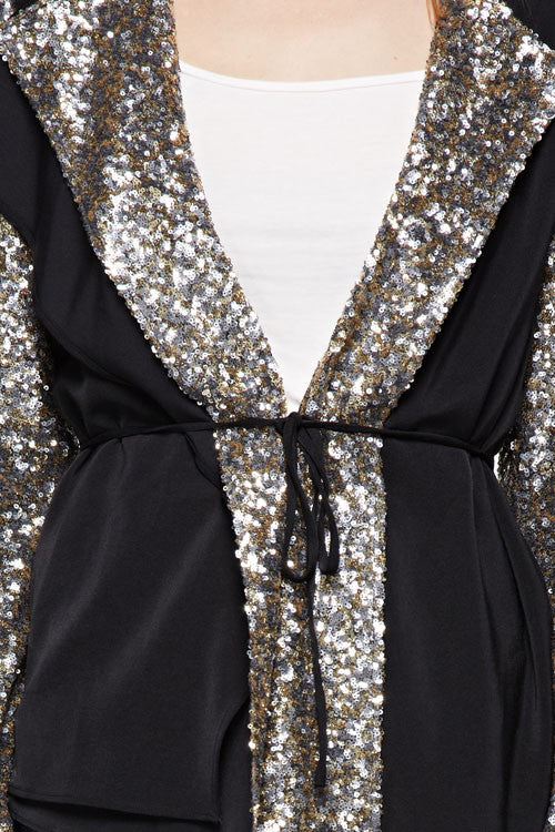 Blazer With Sequins Detail - Dress Album