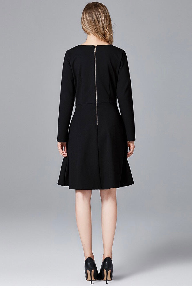 Floral Embroidered Midi Dress