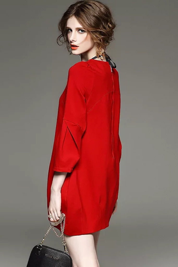 Baby Doll Dress W/ Necklace