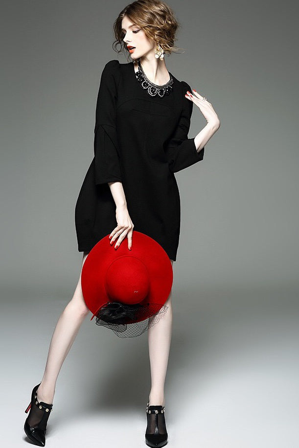 Baby Doll Dress W/ Necklace