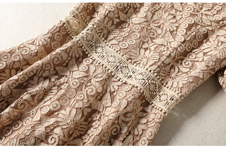 All Over Lace Midi Dress