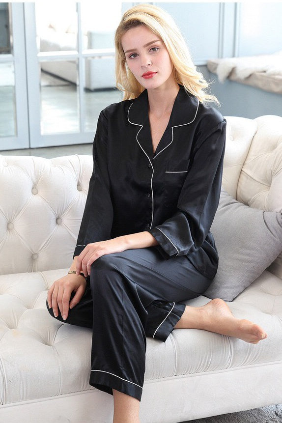 Women's Silk Pajama Set