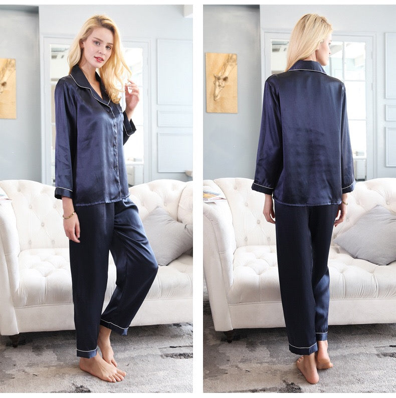 Women's Silk Pajama Set