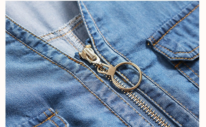 Denim Midi Dress W/ Belt