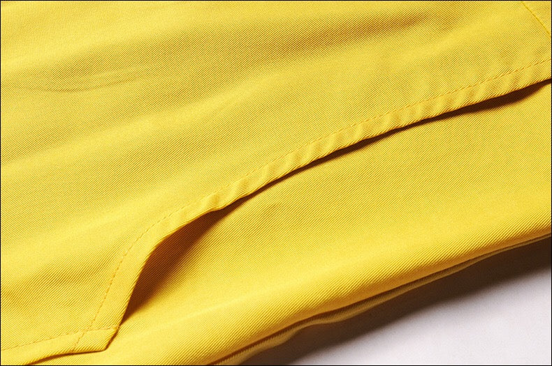 Yellow Tencel Dress W/ Pockets