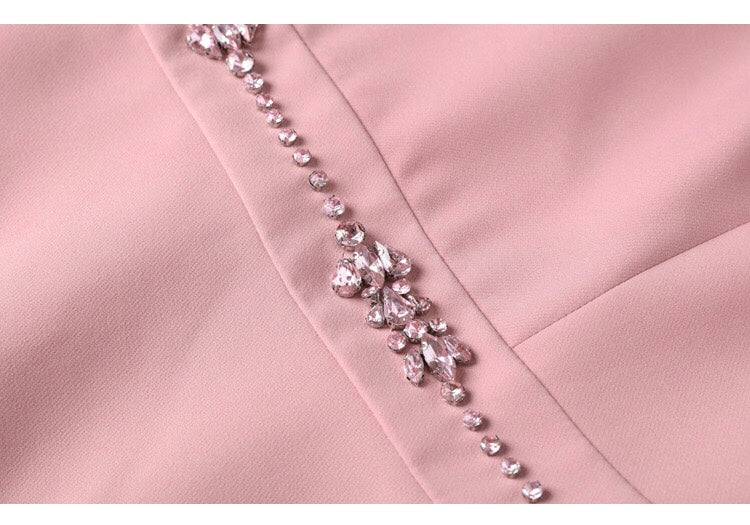 Midi Dress W/ Bead Accents