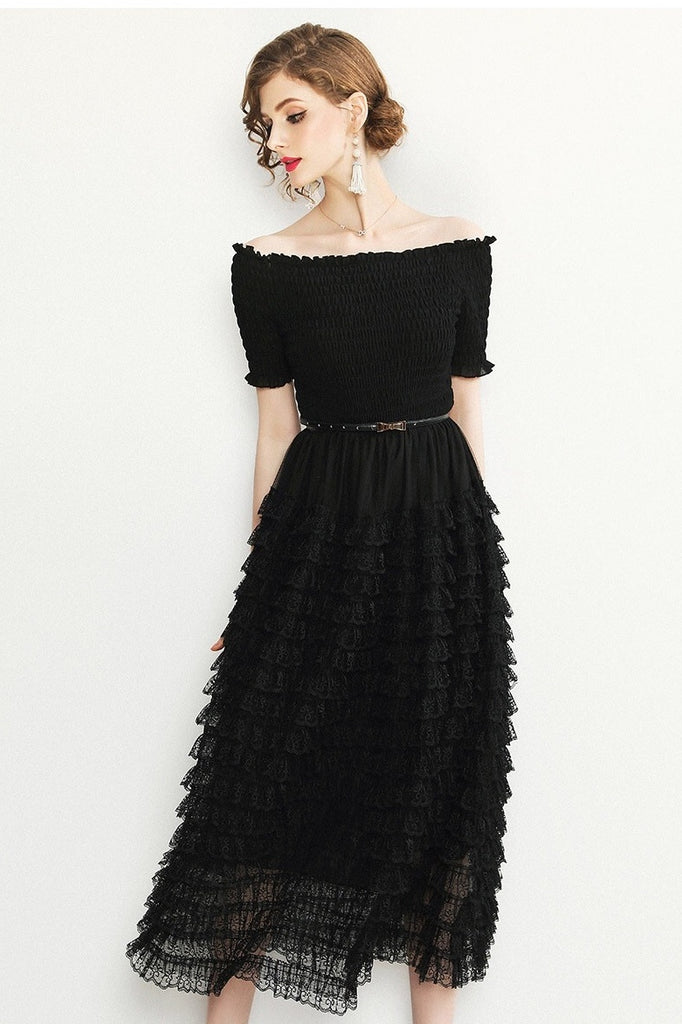 Tiered Ruffle Maxi Dress