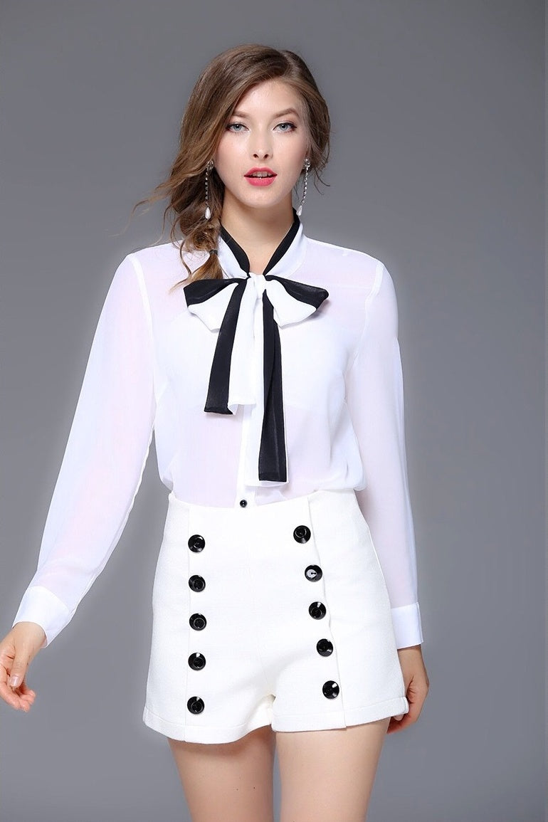 white blouse black dress W/ Tie S (US 0) size:1-2 Years (90cm) jblisss on LTK Shirts Type tulle wedding dress