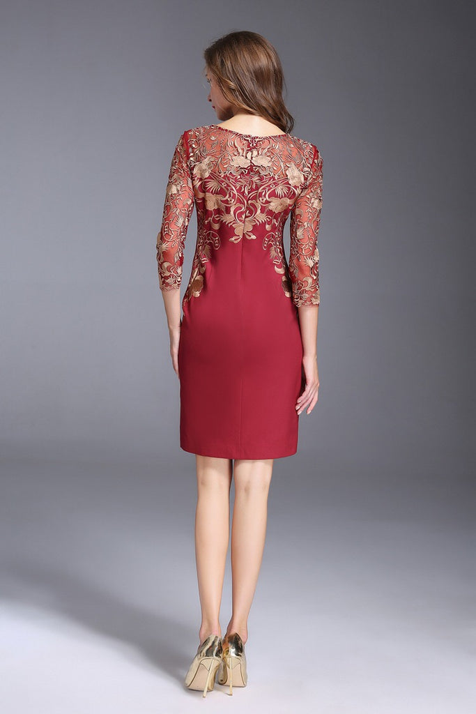 Embroidered Lace Dress