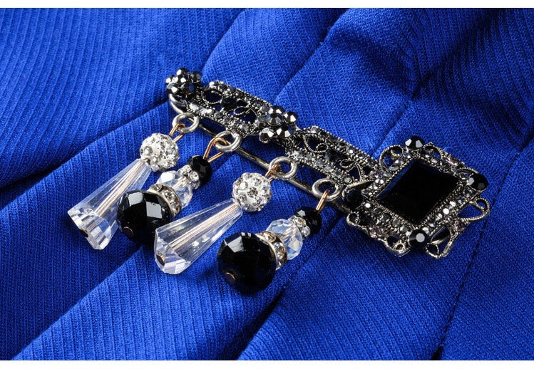 Dolman Sleeve Dress W/ Bead Detail