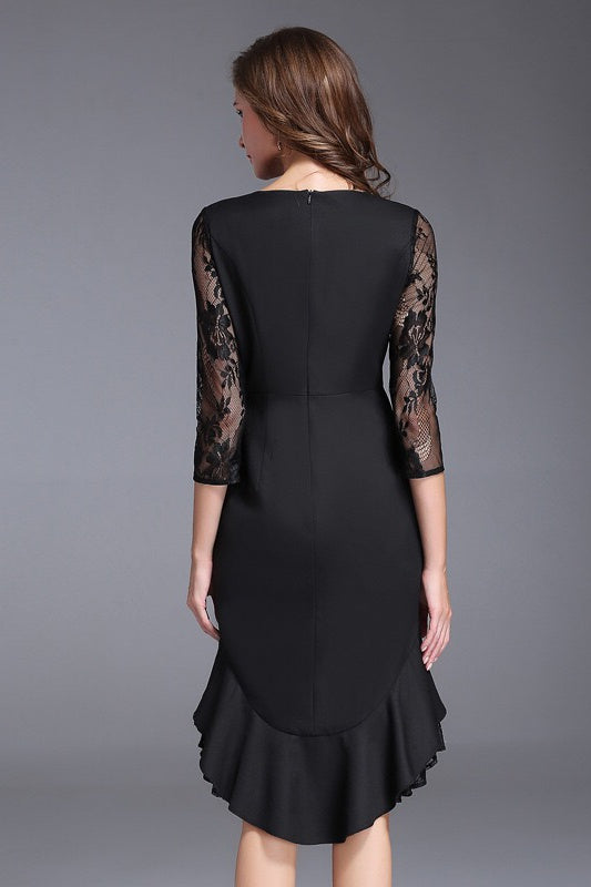 Embroidered Lace Dress