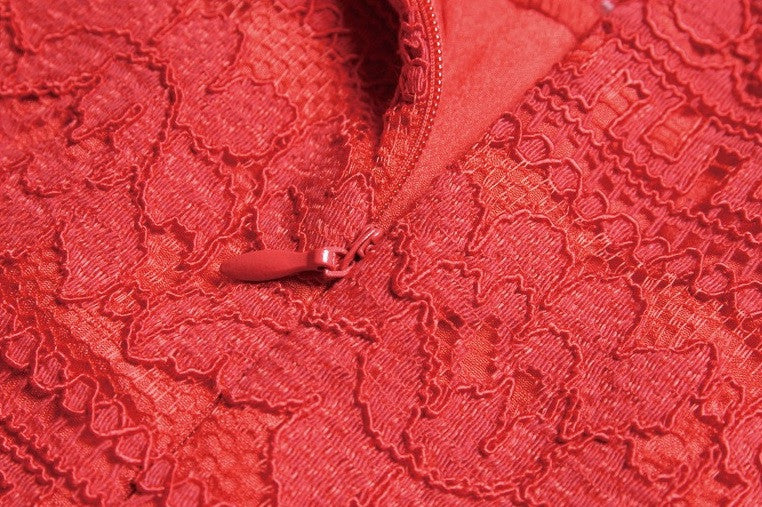 All-Over Lace Midi Dress