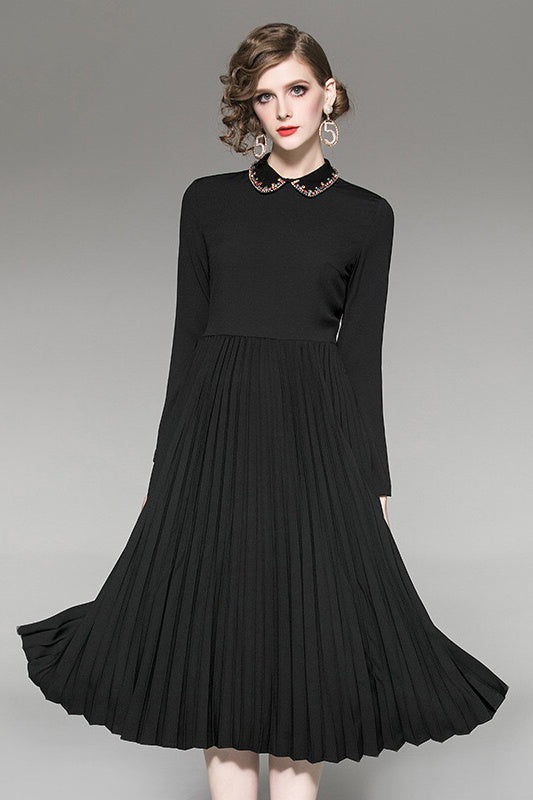 Dress W/ Bead Accents