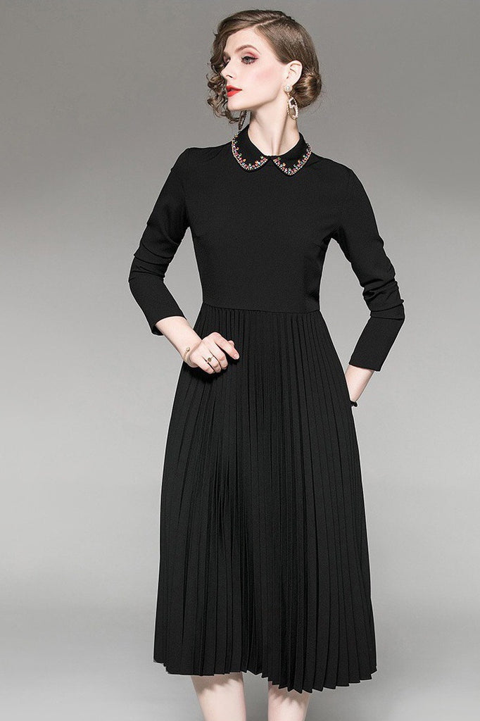 Dress W/ Bead Accents