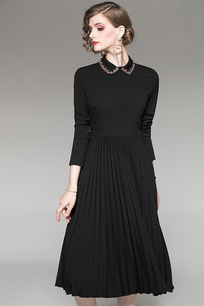 Dress W/ Bead Accents